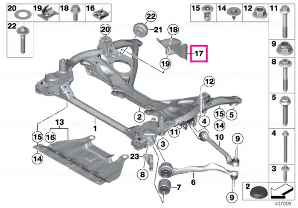 Livrare expres Heat Protection Plate Right - BMW