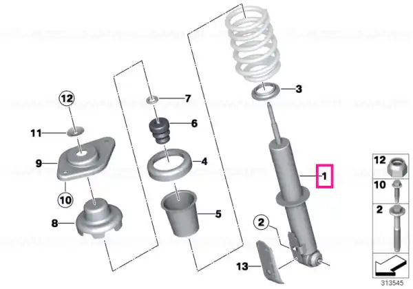 Arc ponton, spate - BMW - Mini Reduceri