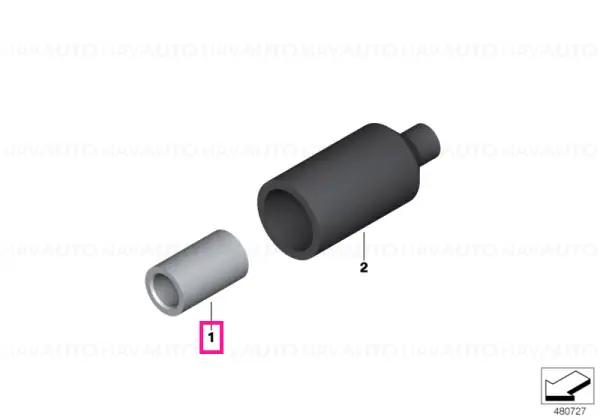Discount Parallel connector D= 3,6MM - BMW