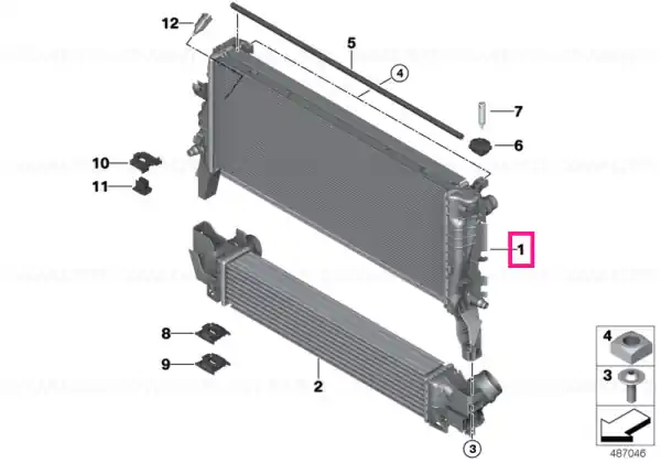 Radiator - BMW Doar azi