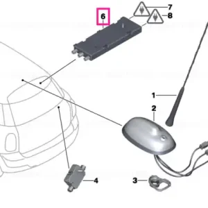 Antenna amplifier, Diversity - BMW - Mini Ofertă exclusivă