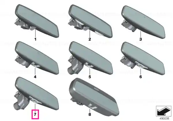 Rearview mirror EC / LED / GTO / FLA - BMW Promoție