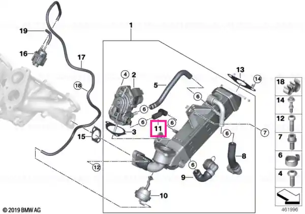 Nu rata Furtun EGR supapă -M- - BMW