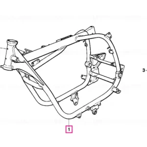 Blue front frame U318 - BMW Motorrad Cel mai bun preț