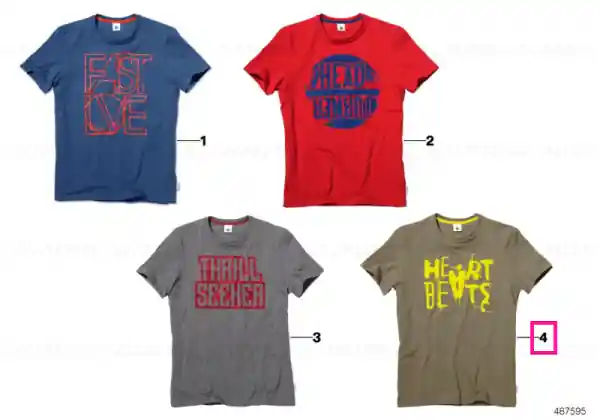 Noutate BMW T-shirt unisex Heart Beats