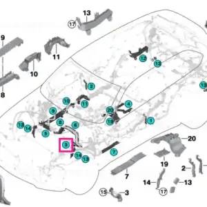 Wiring channel for steering column - BMW Ofertă de sezon