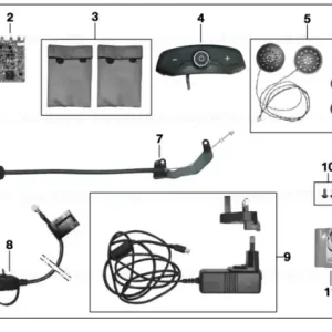 Set communication system helmet Air Flow KOMV3 - BMW Motorrad Expediere rapidă