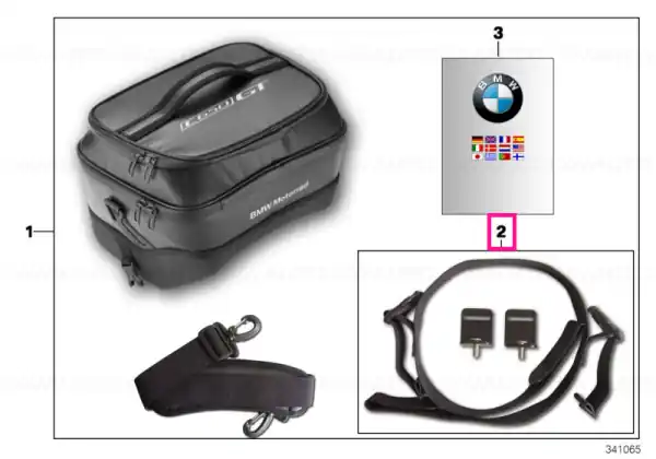 Chilipir Connection, centre tunnel-bag - BMW Motorrad