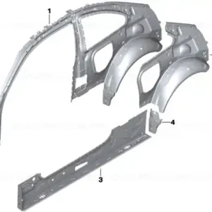 Wheel arch outer rear left - BMW Disponibil imediat