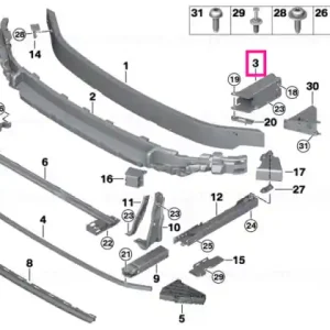 Deformation element left - BMW - Mini Mai ieftin