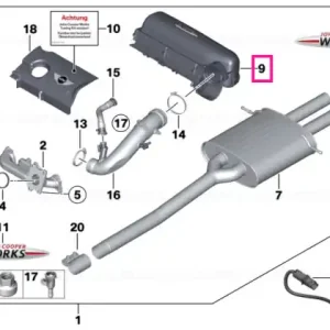 Sistem filtru aer R5X JCW LCI - BMW - Mini Noutate