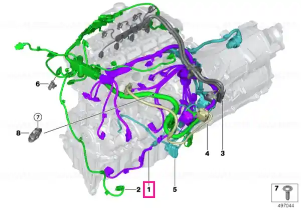 Reducere extra Cablaj motor sistem senzori modul 1 - BMW