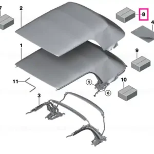 Retur ușor Kit reparatie mecanism capota convertibila - BMW - Mini