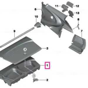 Tool kit compartment JCW GP2 - BMW - Mini Reduceri