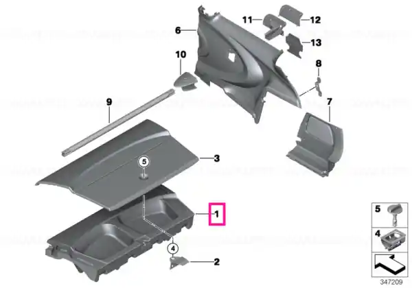 Tool kit compartment JCW GP2 - BMW - Mini Reduceri