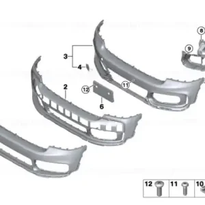 Disponibil imediat Flap, towing eye, primed BASIS - BMW - Mini