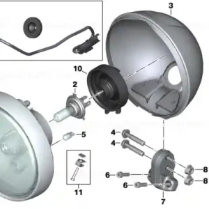 Wiring head light L=380MM - BMW Motorrad Ofertă specială