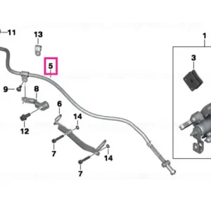 Cel mai vândut Cablu frână de mână - BMW Motorrad
