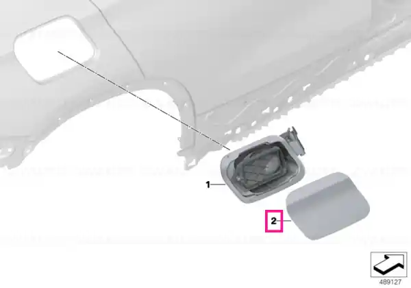 Retur gratuit Fill-in flap - BMW