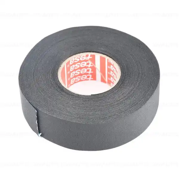 Disponibil imediat Banda adeziva din material textil cu latime de 19mm - Rola 25 metri