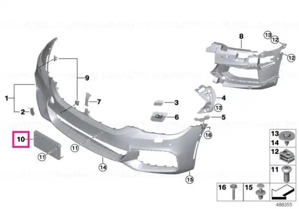 Bestseller Suport tablă înmatriculare -M5- - BMW