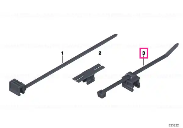 Curea cabluri cu suport L=200MM - BMW - Mini Doar azi