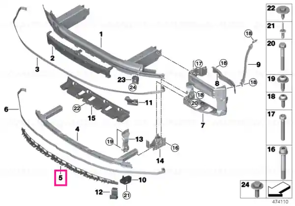Suport inferior M - BMW Reduceri
