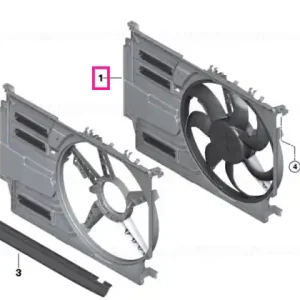 Carcasă ventilator cu ventilator 200W - BMW - Mini Lichidare de stoc