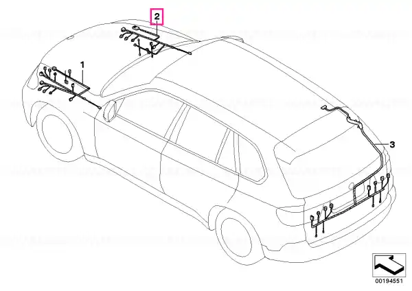 Set reparatie fasie electrica dreapta fata - BMW Reduceri