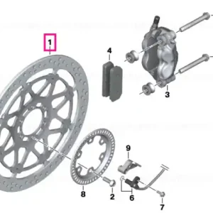 Brake rotor, front 320 X 6.75 - BMW Motorrad Promoție