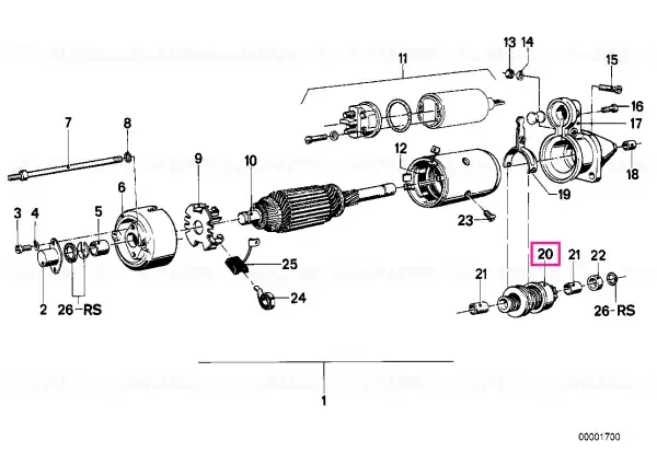 Starter pinion - BMW Motorrad Ultima șansă