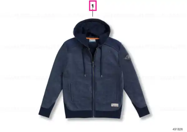 Plată securizată Hoodie Marl men's XL - BMW Motorrad