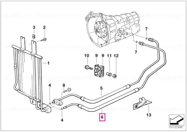 Oil cooling pipe outlet A5S310Z - BMW Cumpărături sigure