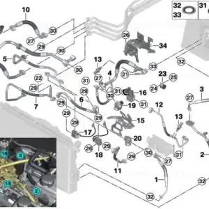 Bestseller Suction line, front - BMW