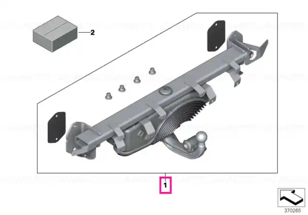 Ofertă Set cuplaj remorcare automat - BMW