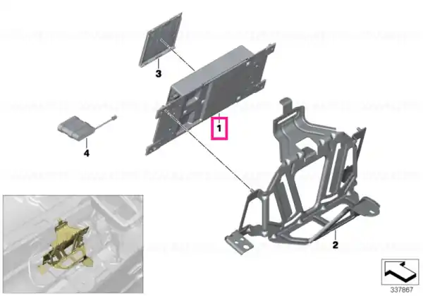 Expediere rapidă Telematics control unit ATM US 4G - BMW