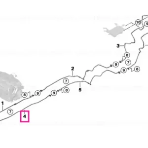 Bestseller Pressure pipe, rear - BMW