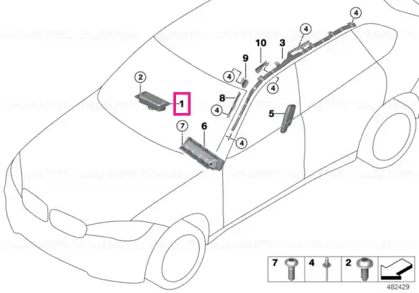 Airbag for front passenger - BMW Lichidare de stoc