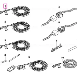 Rep.cable ITS head airbag and ctrl unit - BMW - Mini Ieftin
