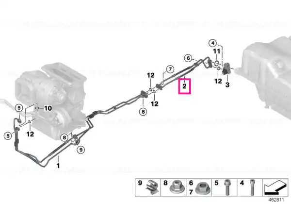Refrigerant line, dual line - BMW Vezi acum