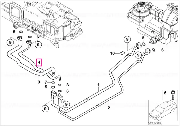 Pressure pipe - BMW Bestseller
