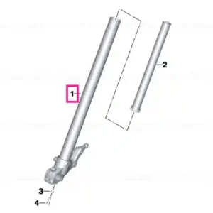 Slider tube right - BMW Motorrad Disponibil imediat