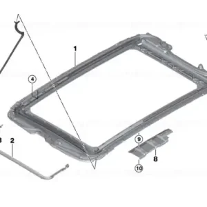 Water outlet hose rear - BMW Preferatul clienților