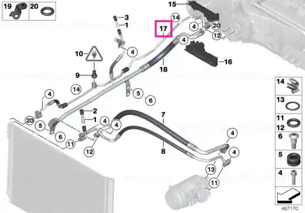 Pressure pipe - BMW Plată sigură