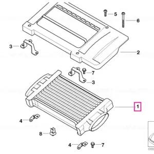 Charge-air cooler - BMW - Mini Plată sigură