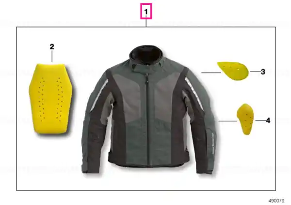 Cumpără acum Jacket AirShell men's grey 52 - BMW Motorrad