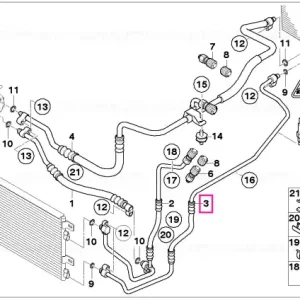 Discount Pressure hose,condenser,evaporator - BMW - Mini