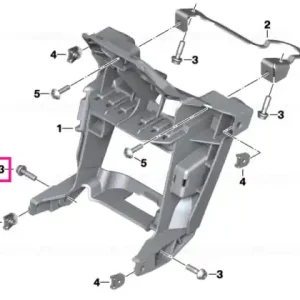 Șurub cu cap hexagonal și flanșă M6X16-8.8-ZNNIV - BMW Motorrad Doar azi