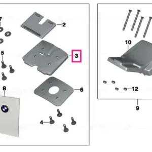 Adapter plate - BMW Motorrad Ieftin