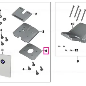 Counter-plate - BMW Motorrad Retur gratuit